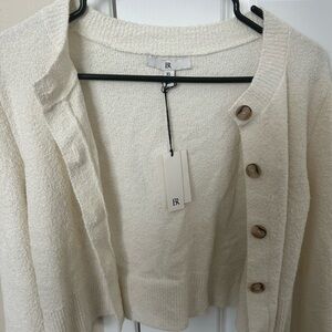 Banana Republic Women's Cream Cashmere Cardigan